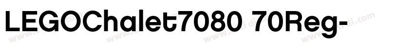 LEGOChalet7080 70Reg字体转换 LEGOChalet7080 70Reg字体转换